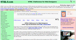 Desktop Screenshot of html-5.com