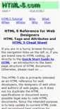 Mobile Screenshot of html-5.com